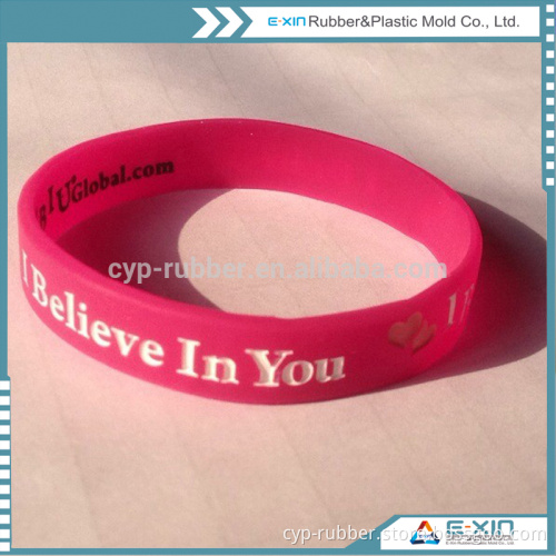 silicone rubber wrist band/silicone wristband